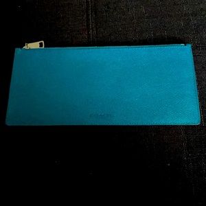 Coach Flat Zipper Pouch